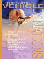 A Donor’s Guide to Vehicle Donations doc