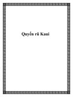 Quyến rũ Kaui doc