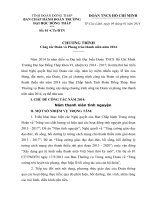 Chương trình công tác đoàn năm 2014