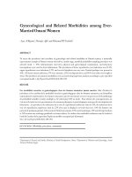 Gynecological and Related Morbidities among Ever- MarriedOmaniWomen pot