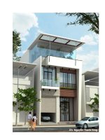 Thiết kế biệt thự 2,5 tầng theo phong cách hiện đại pdf