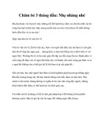 Chăm bé 3 tháng đầu: Nhẹ nhàng nhé docx