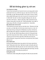 Để bé không ghen tỵ với em pdf