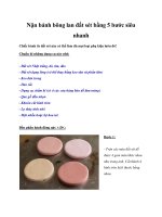 Nặn bánh bông lan đất sét bằng 5 bước siêu nhanh ppt