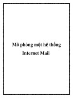 Mô phỏng một hệ thống Internet Mail potx