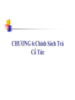 Chính Sách Trả Cổ Tức doc