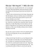 Đào tạo “đàn ông bé”, 7 điều cần nhớ doc