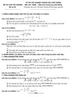 luyện thi tốt nghiệp toán - đề 20