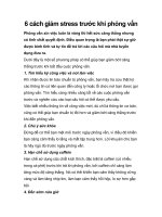 6 cách giảm stress trước khi phỏng vấn docx