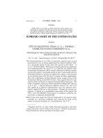 CITY OF ARLINGTON, TEXAS, ET AL. v. FEDERAL COMMUNICATIONS COMMISSION ET AL. docx