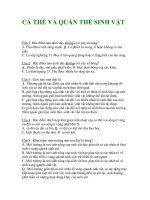 CÁ THỂ VÀ QUẦN THỂ SINH VẬT pdf