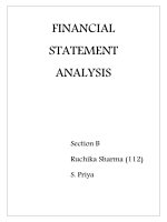 financial statement analysis