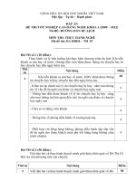 đáp án đề thi tốt nghiệp cao đẳng nghề hướng dẫn du lịch môn thi thực hành nghề mã đề thi hddl - th (7)