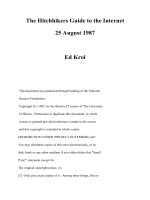 The Hitchhikers Guide to the Internet 25 August 1987 doc