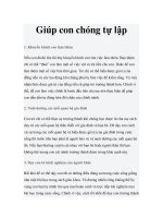 Giúp con chóng tự lập pdf