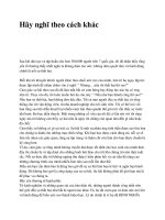 Hãy nghĩ theo cách khác pot