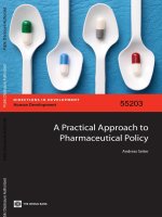 a practical approach to pharmaceutical policy