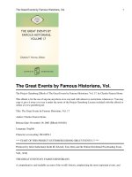The Great Events by Famous Historians, Vol. 17 pptx