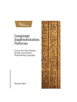 Language Implementation Patterns pdf