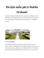Du lịch miễn phí ở Dublin (Ireland) pptx