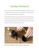 Làm đẹp với lá bạc hà pdf