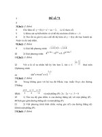 Đề thi thử đại học môn toán năm 2013 - THPT Lý Thường Kiệt - Hải Phòng - Đề số 71 doc