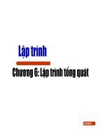 Chapter6 Lập trình tổng quát c++