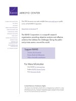 The Impact of Equipment Availability and Reliability on Mission Outcomes - An Initial Look pdf