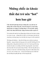 Những chiếc áo khoác thắt đai trở nên “hot” hơn bao giờ docx