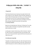 6 động lực khiến nhân viên…“xả thân” vì công việc ppt