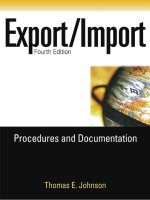EXPORT AND IMPORT PROCEDURES AND DOCUMENTATION docx