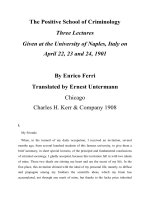 The Positive School of Criminology Three Lectures Given at the University of Naples doc