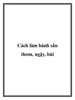 Cách làm bánh sắn thơm, ngậy, bùi pptx