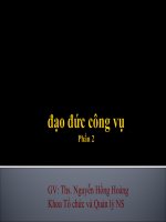 Đạo đức công vụ docx