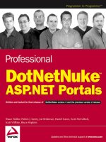 lap trinh voi  dotnetnuke asp.net portals (wrox)