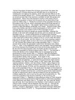 chinas population problem