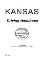 KANSAS Driving Handbook Prepared by DRIVER’S LICENSE EXAMINING BUREAU docx