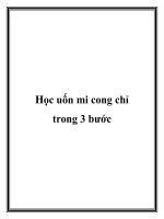 Học uốn mi cong chỉ trong 3 bước pot