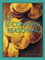 An Introduction to Economic Reasoning ppt
