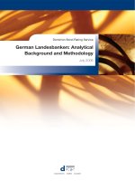German Landesbanken: Analytical Background and Methodology ppt