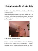 Khắc phục căn hộ có trần thấp pdf