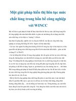 Một giải pháp hiển thị liên tục mức chất lỏng trong bồn bể công nghiệp với WINCC doc