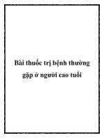 Bài thuốc trị bệnh thường gặp ở người cao tuổi docx