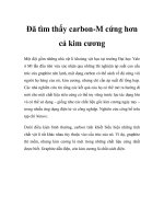 Đã tìm thấy carbon-M cứng hơn cả kim cương potx