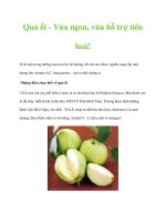 Quả ổi - Vừa ngon, vừa hỗ trợ tiêu hoá! potx