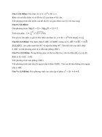 Đề Thi Thử Tốt Nghiệp Toán 2013 - Phần 11 - Đề 15 doc