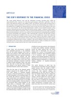 THE ECB’S RESPONSE TO THE FINANCIAL CRISIS pdf