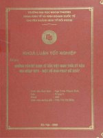 Những vấn đề kinh tế của Việt nam thời kỳ hậu gia nhập WTO - Một số giải pháp nhằm đề xuất kiến nghị