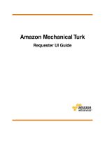 Amazon Mechanical Turk Requester UI Guide pdf