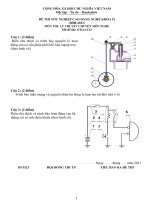 đề thi lý thuyết khóa 2 - công nghệ ôtô - mã đề thi oto - lt (23)